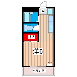 会瀬コーポの物件間取画像